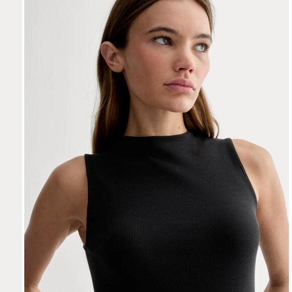 Everlane | The Luxe Rib Funnel-Neck Tank - Picture 1 of 9